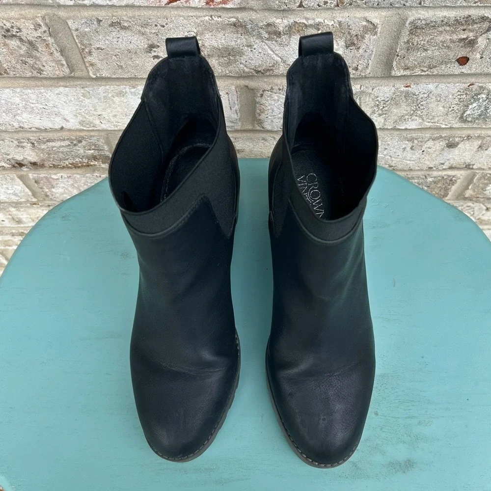 Crown Vintage Black Ankle Booties